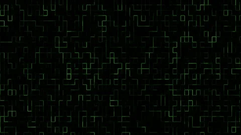 Neon lines in motion digital lines loop animated background 動画素材 163195932