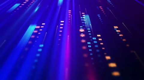 Neon lines or lasers Stock Footage 54916980