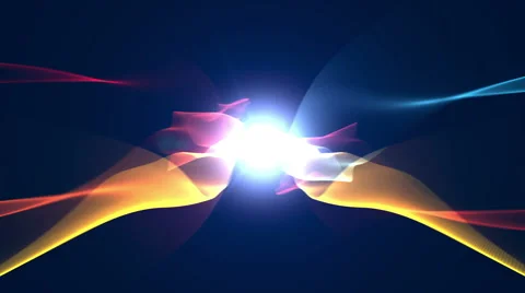 Neon lines or lasers Stock Footage 54922321