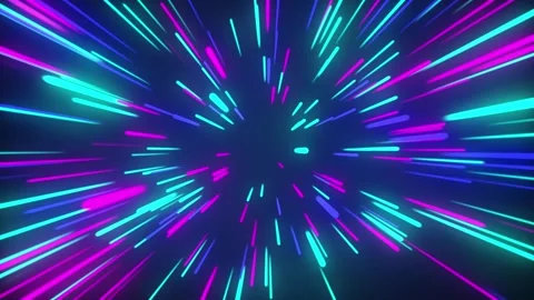 Neon Lines speed space Stock Footage 264653362