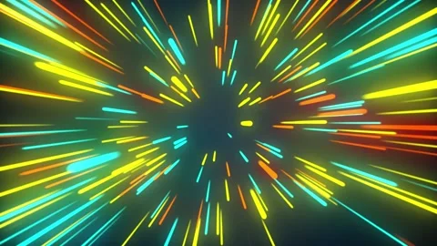 Neon Lines speed space Stock Footage 264653475