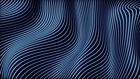 Neon lines wave, VJing motion graphics template Stock-Footage 158672628