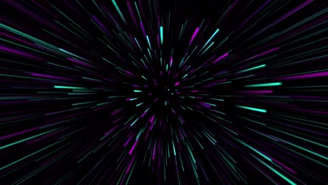 Neon Lines Zoom Background, Abstract Background, Looping Background, Colorful Stock-Footage 296732418