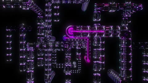 Neon Link Stock Footage 256924483