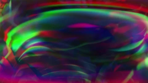 Neon Liquid Color Waves Psychedelic Abstract VJ Loop Stock Footage 333302491
