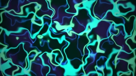 Neon Liquid Flow Background Stock Footage 336622427