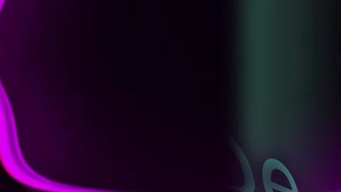 Neon Liquid Waves Abstract Background Loop with Vibe Text, Colorful Fluid Motion Vidéo 345910566