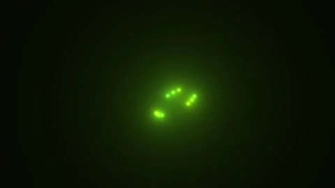 Neon loading loop with vibrant glowing ring animation Video stock 339387406