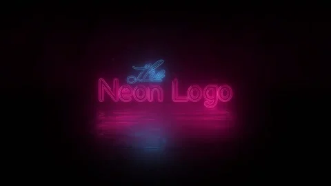 NEON LOGO REVEAL Stock After Effects