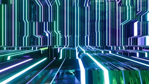 Neon Loop Animated Background Stock Footage 276354602