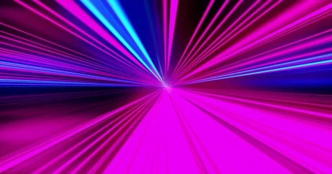 Neon Loop Speed motion on the road. VJ Looped video. Purple Violet and blue. Stock Footage 81778233