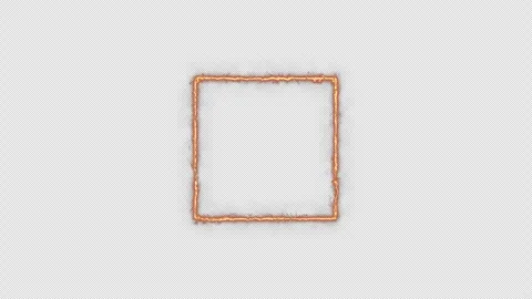 Neon looped light frame for game streaming video on a transparent background. Stock Footage 320566916