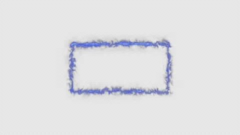 Neon looped light frame for game streaming video on a transparent background. Stock Footage 320567003