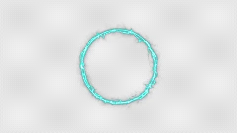Neon looped light frame for game streaming video on a transparent background. Stock Footage 320567769