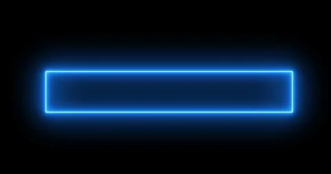 Neon Lower Third abstract illustration in cool color in high resolution. Ne.. Stock Illustration