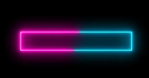 Neon Lower Third abstract illustration in cool color in high resolution. Ne.. イラスト素材
