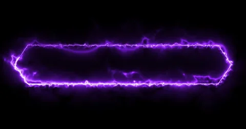 Neon Lower Third animation in cool purple color in 4K. Stock Footage 283347073