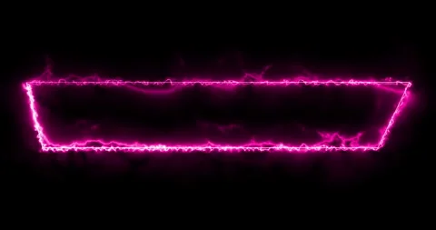 Neon Lower Third animation in cool pink color in 4K. Stock Footage 283347261