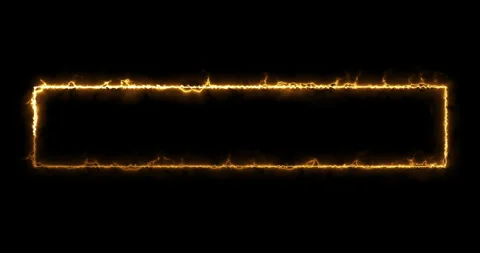 Neon Lower Third animation in cool gold color in 4K. Stock Footage 283347442