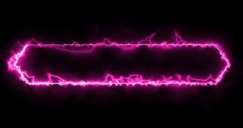 Neon Lower Third animation in cool pink color. Animated cool futuristic des.. Stock Illustration