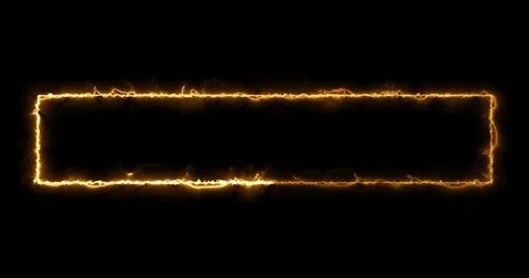 Neon Lower Third animation in cool gold color. Animated cool futuristic des.. Stock Illustration