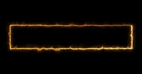 Neon Lower Third animation in cool gold color. Animated cool futuristic des.. Stock Illustration