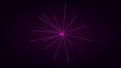 Neon magenta spinning vortex for swirl effect visuals. Professional psychedelic Video stock 342624331