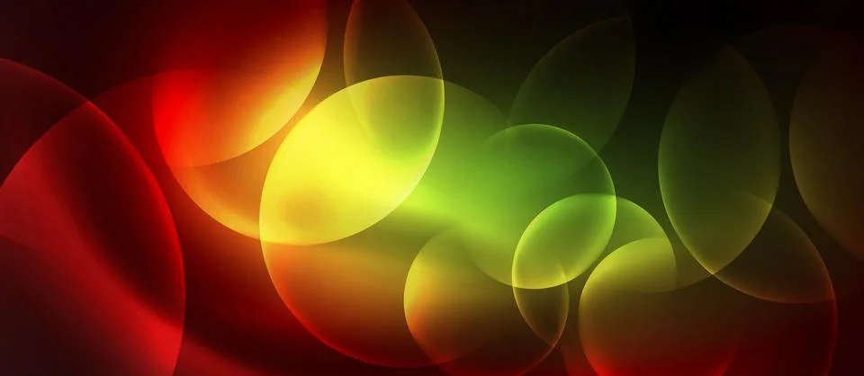 Neon magic light design. Vector Illustration For Wallpaper, Banner, Background Stock Illustration