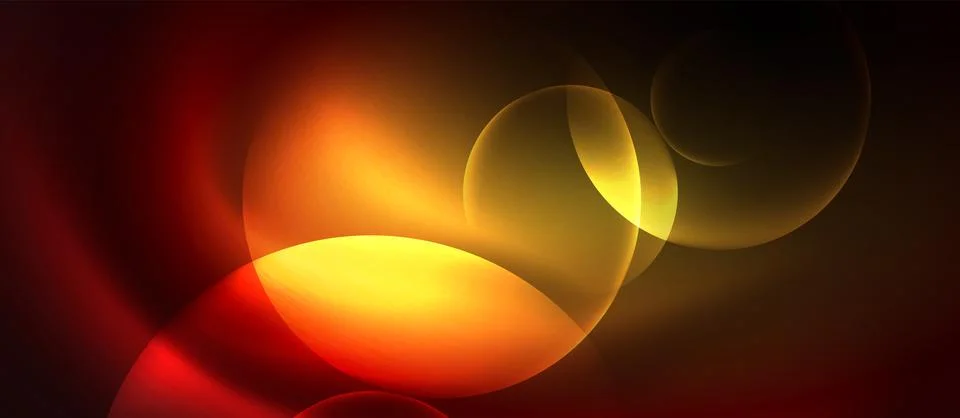 Neon magic light design. Vector Illustration For Wallpaper, Banner, Background Stock Illustration