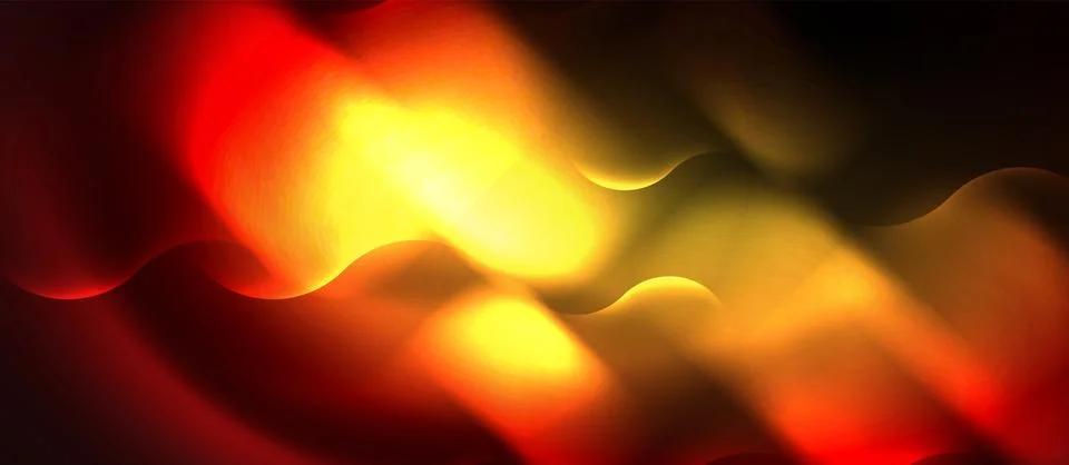 Neon magic light design. Vector Illustration For Wallpaper, Banner, Background Stock Illustration