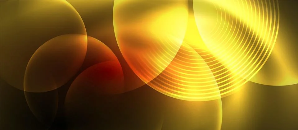 Neon magic light design. Vector Illustration For Wallpaper, Banner, Background Stock Illustration