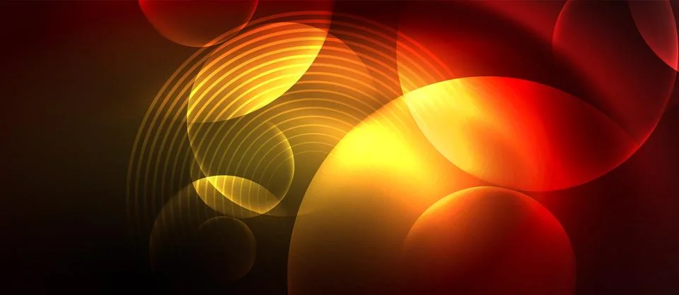 Neon magic light design. Vector Illustration For Wallpaper, Banner, Background Stock Illustration
