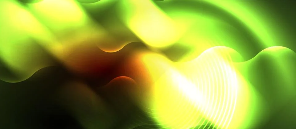 Neon magic light design. Vector Illustration For Wallpaper, Banner, Background Stock Illustration