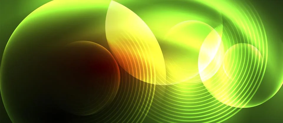Neon magic light design. Vector Illustration For Wallpaper, Banner, Background Stock Illustration