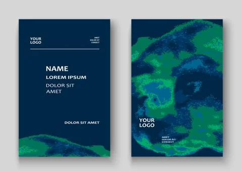 Neon marble texture explosion paint splatter artistic cover fram Illustrazione stock