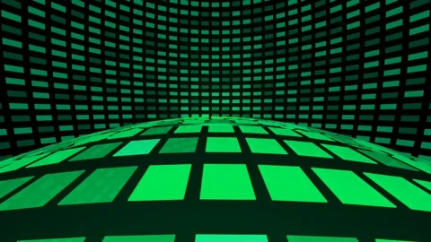 Neon Matrix: The Infinite Curve loop background Stock Footage 299761552