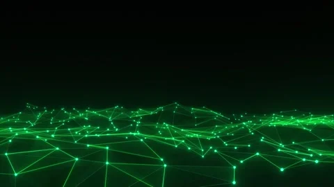 Neon Mesh Field Stock Footage 309839174