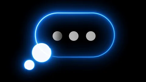 NEON MESSAGE BLUE [ Serial 1-20 ] Stock Footage 118119350