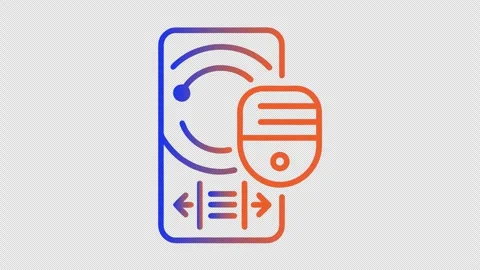 Neon Mobile Payment with Card and Wireless Signal Animation Vidéo 337880040