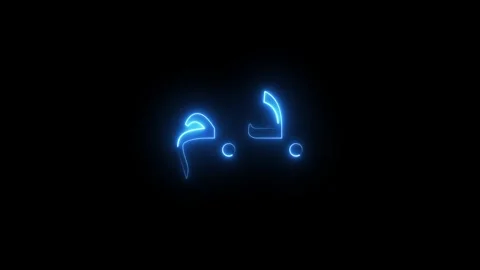 Neon Morocco is the Moroccan Dirham icon animated video Stock Footage 294532042