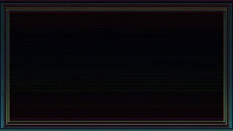 Neon multicolor animated frame border with copy space text overlay, stop mo.. Stockbeeldmateriaal 342043553