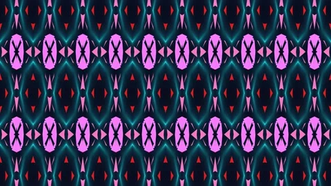 Neon Multicolor Pattern Loop Abstract Background Stock Footage 201149532