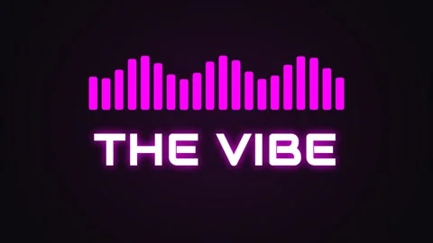 Neon music equalizer graphic visualizing modern aesthetic vibe on black bac.. Stock Footage 337577005