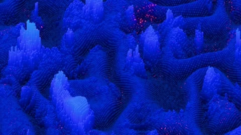 Neon Nexus Futuristic Tech Loop Animation Video stock 299582656