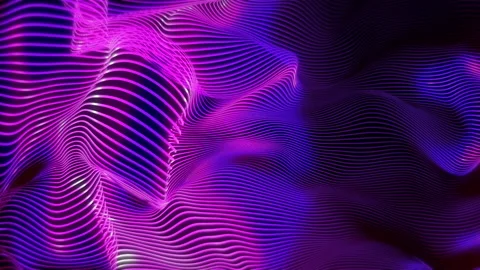 Neon Nights Background 01 Stock Footage 147350420
