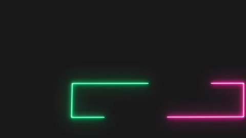 "Neon Nights: A Motion Graphics Display of Lower Third Designs and Title In.. Stock Illustration