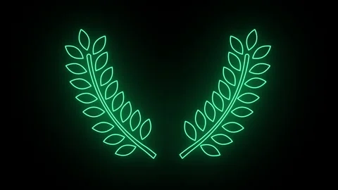 Neon Olives Render Stock Footage 171195056