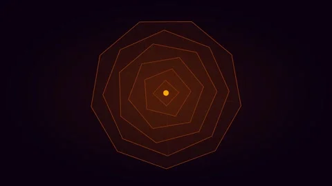 Neon orange neon web for geometric web visuals. Professional psychedelic motion 스톡 동영상 342624266