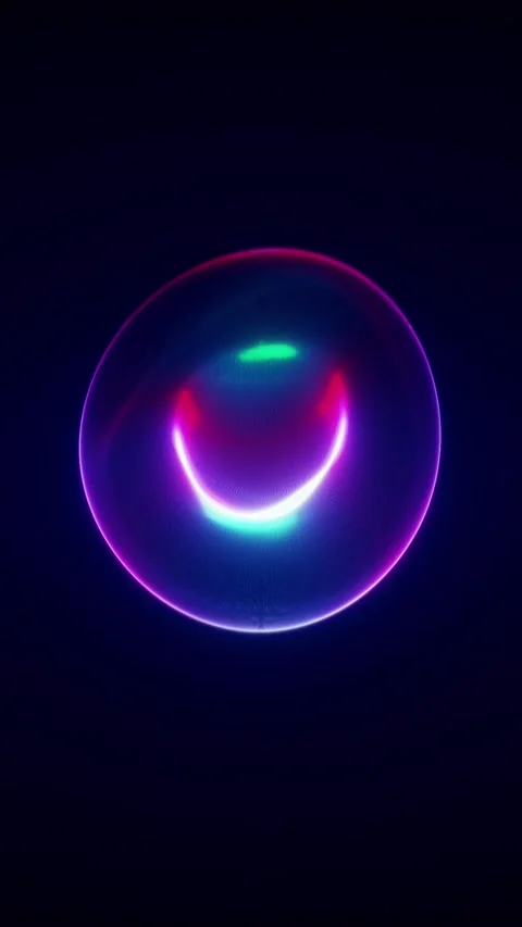 Neon Orb Stock Footage 315075123