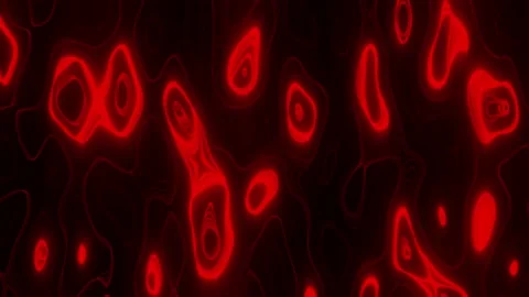 Neon organic loop wide screen abstract background red Stock Footage 200930123